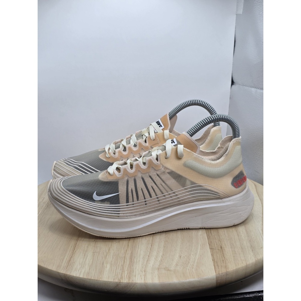 Womens Size 7.5 - Nike Zoom Fly SP Running Shoes Racing Beige AJ8229-800 Lace Up